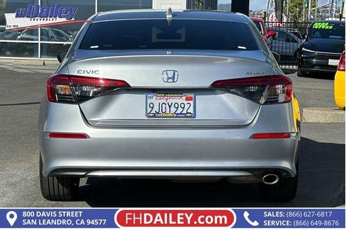 Silver 2024 Honda Civic Sport