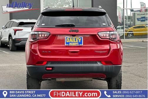 Red 2025 Jeep Compass Trailhawk