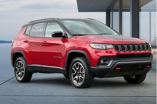 Red 2025 Jeep Compass Trailhawk