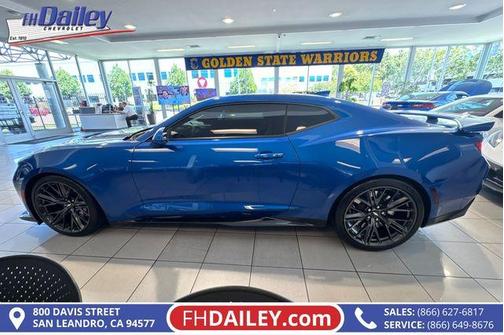 Hyper Blue Metallic 2018 Chevrolet Camaro ZL1