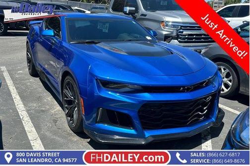 Hyper Blue Metallic 2018 Chevrolet Camaro ZL1