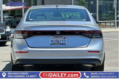 Silver 2023 Honda Accord LX