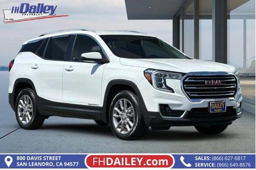 Summit White 2024 GMC Terrain SLT