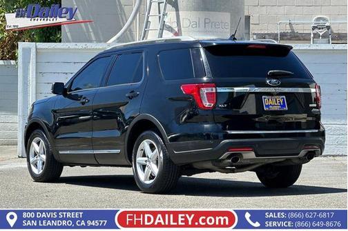 Shadow Black 2018 Ford Explorer XLT
