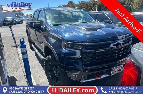 Blue Metallic 2023 Chevrolet Silverado 1500 ZR2
