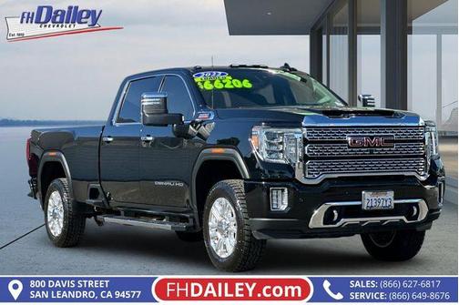 Onyx Black 2022 GMC Sierra 3500 Denali