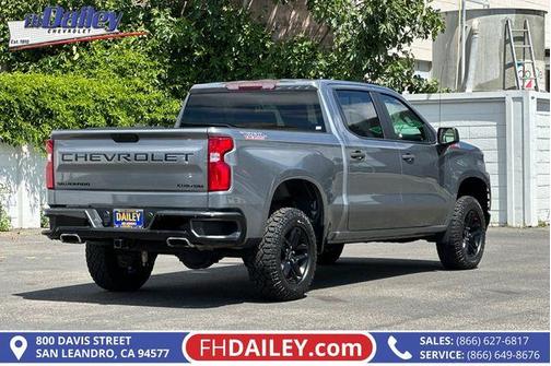Steel Metallic 2021 Chevrolet Silverado 1500 Custom Trail Boss