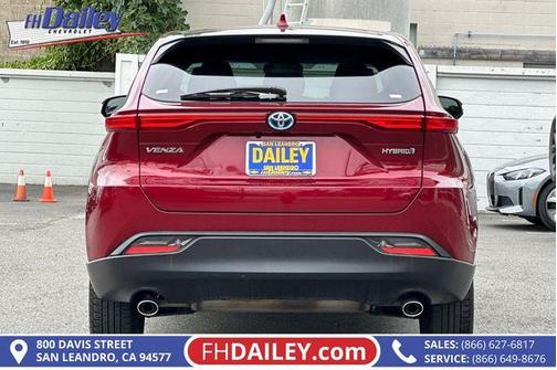 Ruby Flare Pearl 2021 Toyota Venza LE