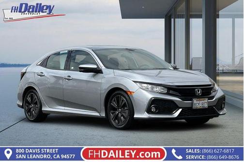 Silver 2018 Honda Civic EX
