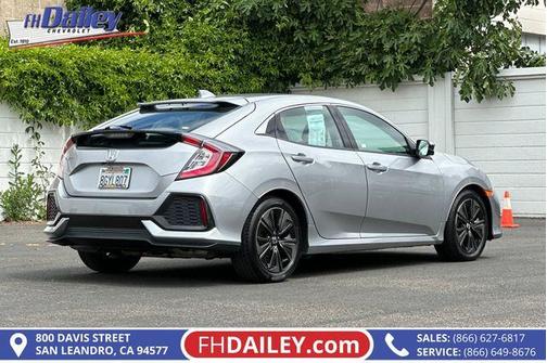 Silver 2018 Honda Civic EX