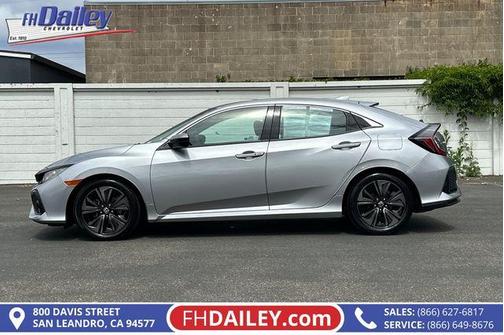 Silver 2018 Honda Civic EX