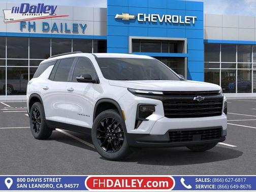 Summit White 2026 Chevrolet Traverse LT