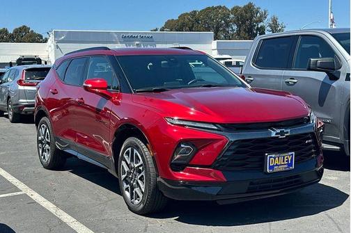 Radiant Red 2024 Chevrolet Blazer RS