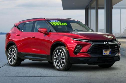 Radiant Red 2024 Chevrolet Blazer RS