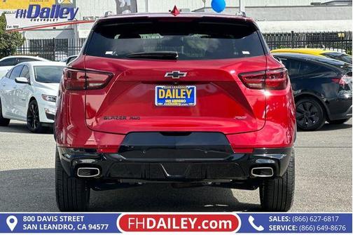 Radiant Red 2024 Chevrolet Blazer RS