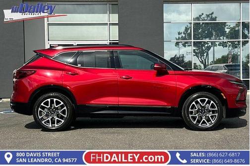 Radiant Red 2024 Chevrolet Blazer RS