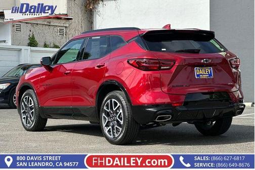 Radiant Red 2024 Chevrolet Blazer RS