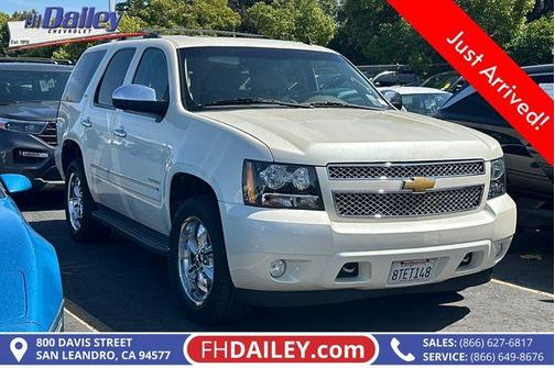 White Diamond Clearcoat 2013 Chevrolet Tahoe LTZ