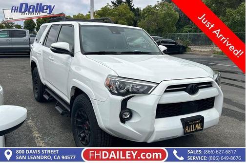 White 2022 Toyota 4Runner SR5 Premium