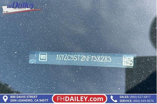 Ash 2022 Chevrolet Malibu 1LS