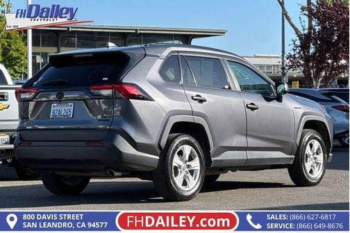 Magnetic Gray Metallic 2021 Toyota RAV4 Hybrid LE