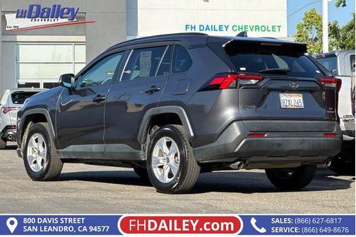 Magnetic Gray Metallic 2021 Toyota RAV4 Hybrid LE