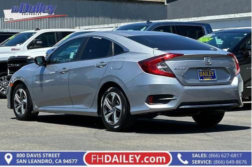 Silver 2020 Honda Civic LX