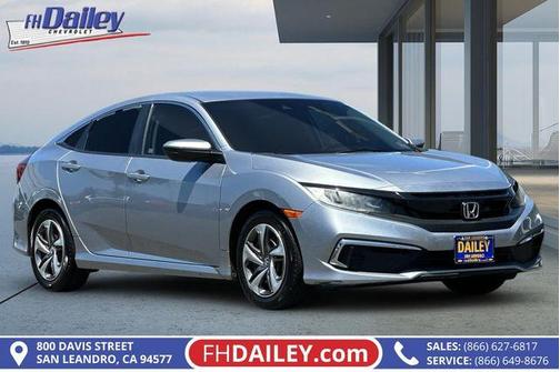 Silver 2020 Honda Civic LX