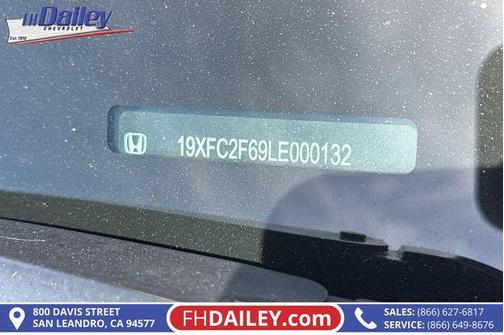 Silver 2020 Honda Civic LX