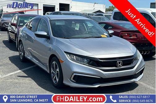 Silver 2020 Honda Civic LX