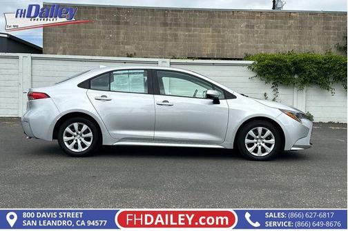 Classic Silver Metallic 2025 Toyota Corolla LE