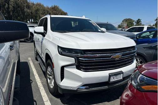 Summit White 2021 Chevrolet Tahoe LT