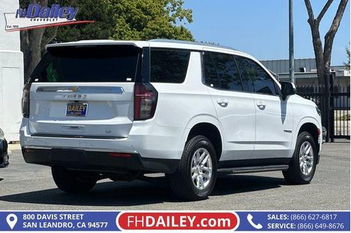 Summit White 2021 Chevrolet Tahoe LT
