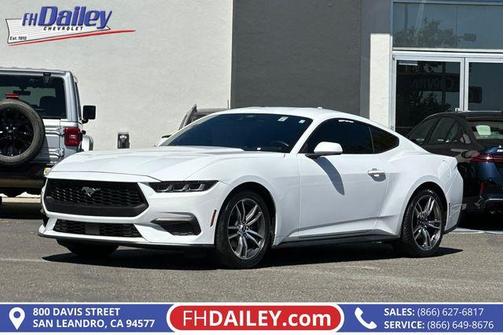 Oxford White 2024 Ford Mustang EcoBoost