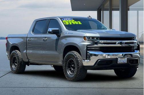 Steel Metallic 2021 Chevrolet Silverado 1500 LT