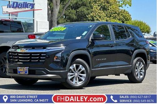 Black Metallic 2025 Chevrolet Equinox LT