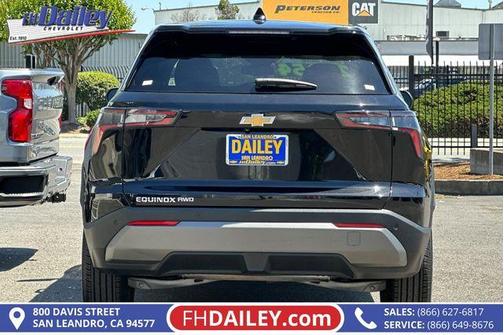 Black Metallic 2025 Chevrolet Equinox LT