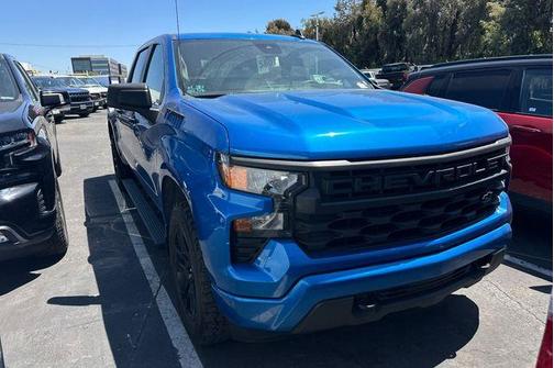 Glacier Blue Metallic 2023 Chevrolet Silverado 1500 Custom