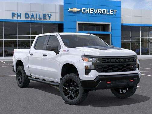 Summit White 2026 Chevrolet Silverado 1500 Custom Trail Boss