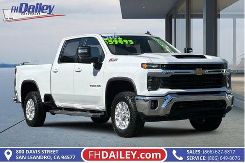 Summit White 2025 Chevrolet Silverado 2500 LT