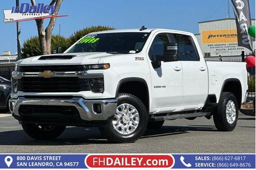 Summit White 2025 Chevrolet Silverado 2500 LT