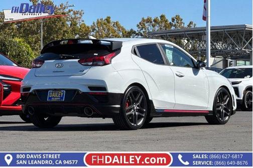 White 2019 Hyundai Veloster N