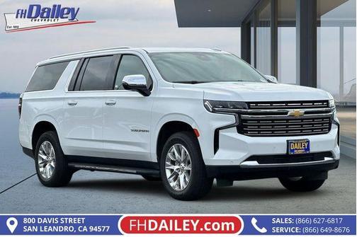 Summit White 2024 Chevrolet Suburban Premier