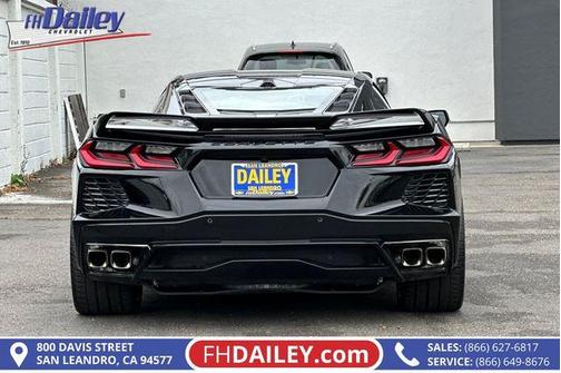 Black 2024 Chevrolet Corvette Stingray w/1LT