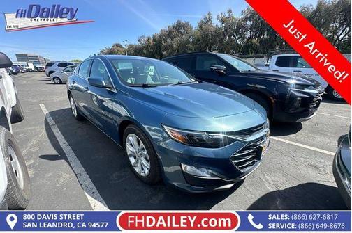 Lakeshore Blue 2024 Chevrolet Malibu LT
