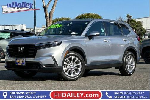 Silver 2025 Honda CR-V EX