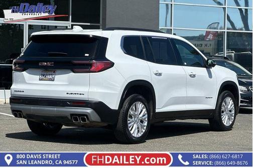 Summit White 2024 GMC Acadia Elevation