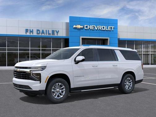 Summit White 2026 Chevrolet Suburban LS