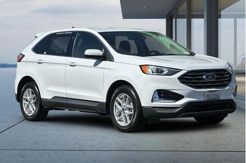 Oxford White 2022 Ford Edge SEL