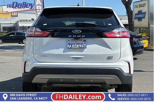 Oxford White 2022 Ford Edge SEL
